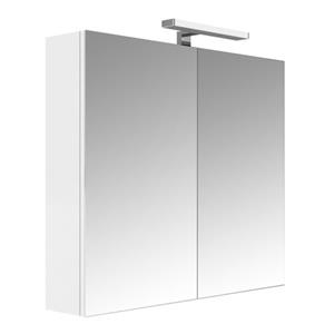 Allibert Juno Toiletkast Ute 80 2d Wit Glanzend