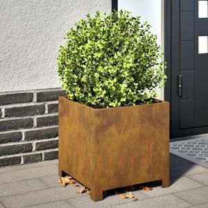 VidaXL Plantenbakken 2 st 40x40x40 cm cortenstaal