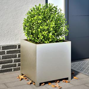 VidaXL Plantenbak 50x50x50 cm roestvrij staal