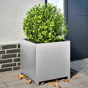 VidaXL Plantenbak 50x50x50 cm gegalvaniseerd staal