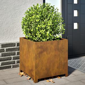 VidaXL Plantenbak 50x50x50 cm cortenstaal