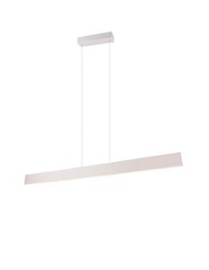 Trio Lighting LED-Hängeleuchte Galway, hellgrau, up/down, CCT, Metall