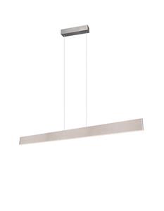 Trio Lighting LED-Hängeleuchte Galway, nickel matt, up/down, CCT, Metall