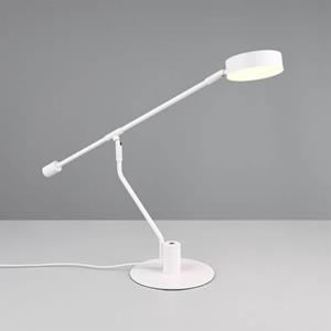 Trio Led bureaulamp Manduro wit 549010131