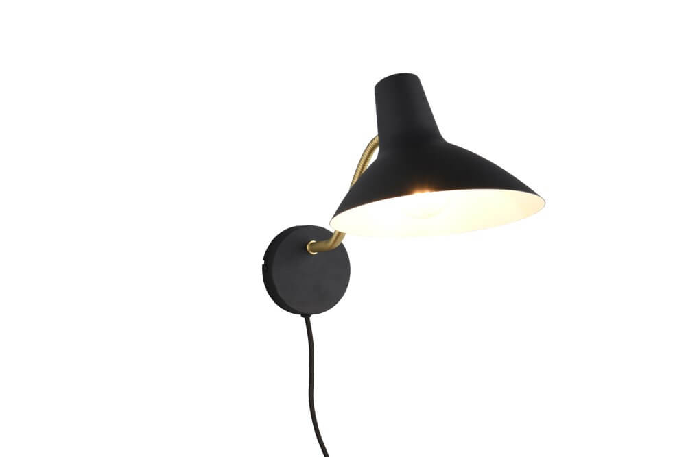 Trio Lees wandlamp Traveller zwart 263470180