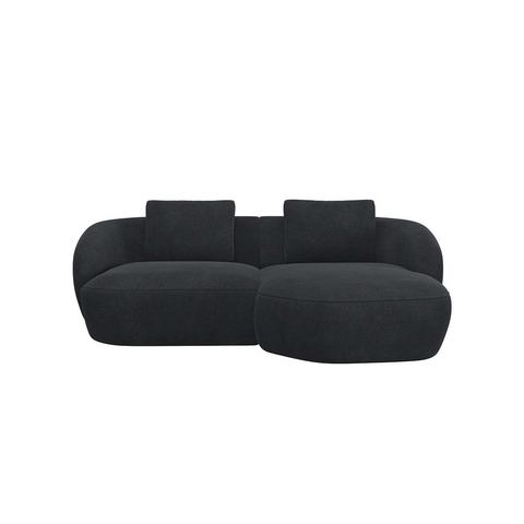 FLEXLUX Zithoek Torino, rund, L-Form, Sofa-Ecke mit Recamiere, Longchair-Sofa