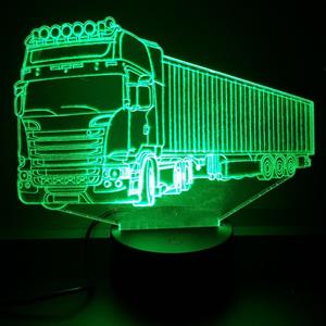 Ontwerp-zelf 3D LED LAMP - VRACHTWAGEN 2