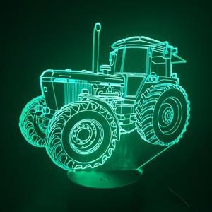 Ontwerp-zelf 3D LED LAMP - TRACTOR 2