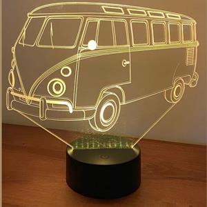 Ontwerp-zelf 3D LED LAMP - AUTOBUS 1