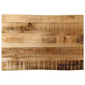 VidaXL Tafelblad met natuurlijke rand 70x40x3,8 cm massief mangohout