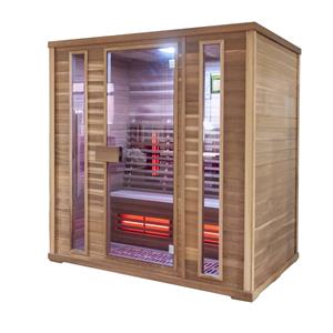 Elite Wellness Sauna  Premiumline Canada Infrarood 180x120x200 cm Red Cedar Hout