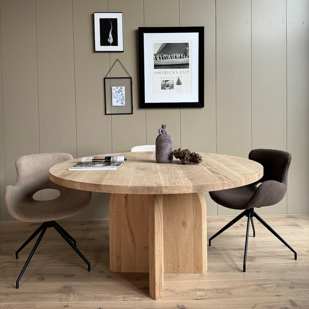 Steigerhouttrend Eikenhouten tafel Milan