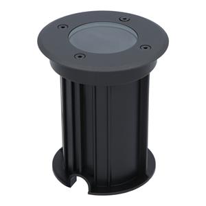 HOFTRONIC™ Maisy dimbare LED grondspot - Rond - Zwart - ex. GU10 - IP67 straal waterdicht - 3 jaar garantie