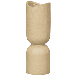 WOOOD Vaas Mosi Fiber Clay, 75cm - Beige