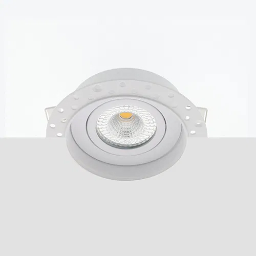 Letsleds.nl Bella Ondiepe LED inbouw 40mm trimless spot kantelbaar 5Watt rond WIT IP65 dimbaar - interne driver