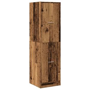 vidaXL Apothekerskast 40x41x144,5 cm bewerkt hout oud houtkleurig