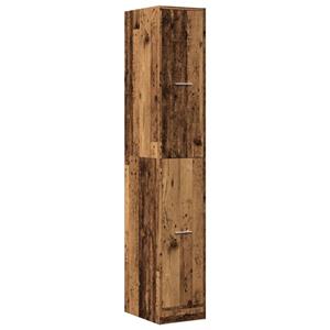 vidaXL Apothekerskast 30x41x174,5 cm bewerkt hout oud houtkleurig