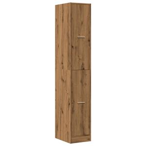 vidaXL Apothekerskast 30x41x174,5 cm bewerkt hout artisanaal eiken