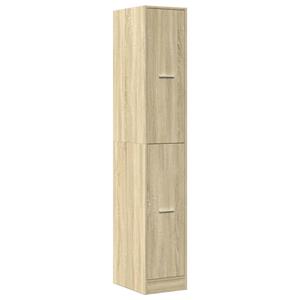 vidaXL Apothekerskast 30x41x174,5 cm bewerkt hout sonoma eikenkleurig