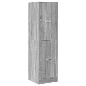 vidaXL Apothekerskast 40x41x144,5 cm bewerkt hout grijs sonoma eiken