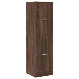 vidaXL Apothekerskast 40x41x144,5 cm bewerkt hout bruin eikenkleurig