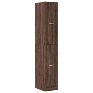 vidaXL Apothekerskast 30x41x174,5 cm bewerkt hout bruin eikenkleurig