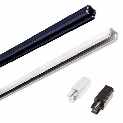 SILAMP Driefasige Rail Voor Ledspot 1m Zwart Led Binnen