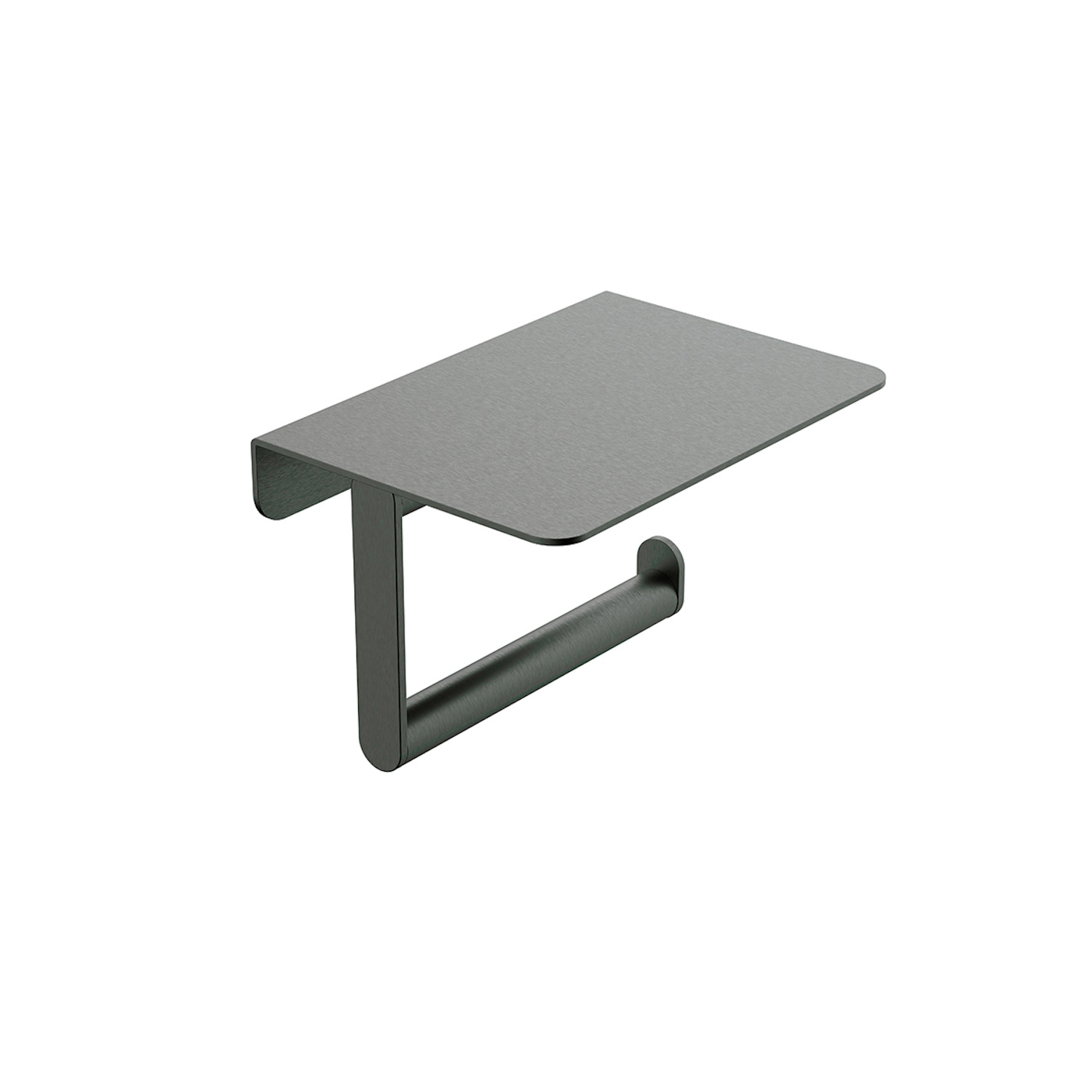 BWS Toiletrolhouder  Mark Met Planchet Gunmetal 