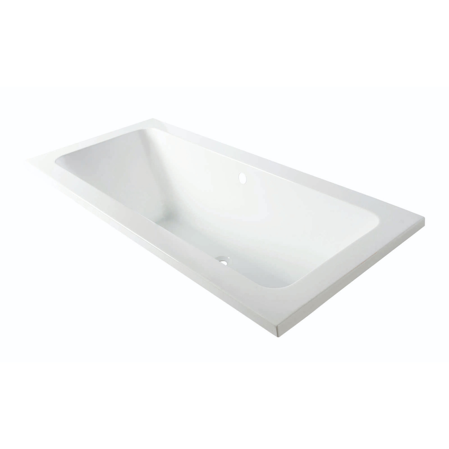 Luca Sanitair Inbouw Bad  Primo Acryl 169x74x45 cm Zonder Afvoerset incl. Stelpoten Glans Wit 