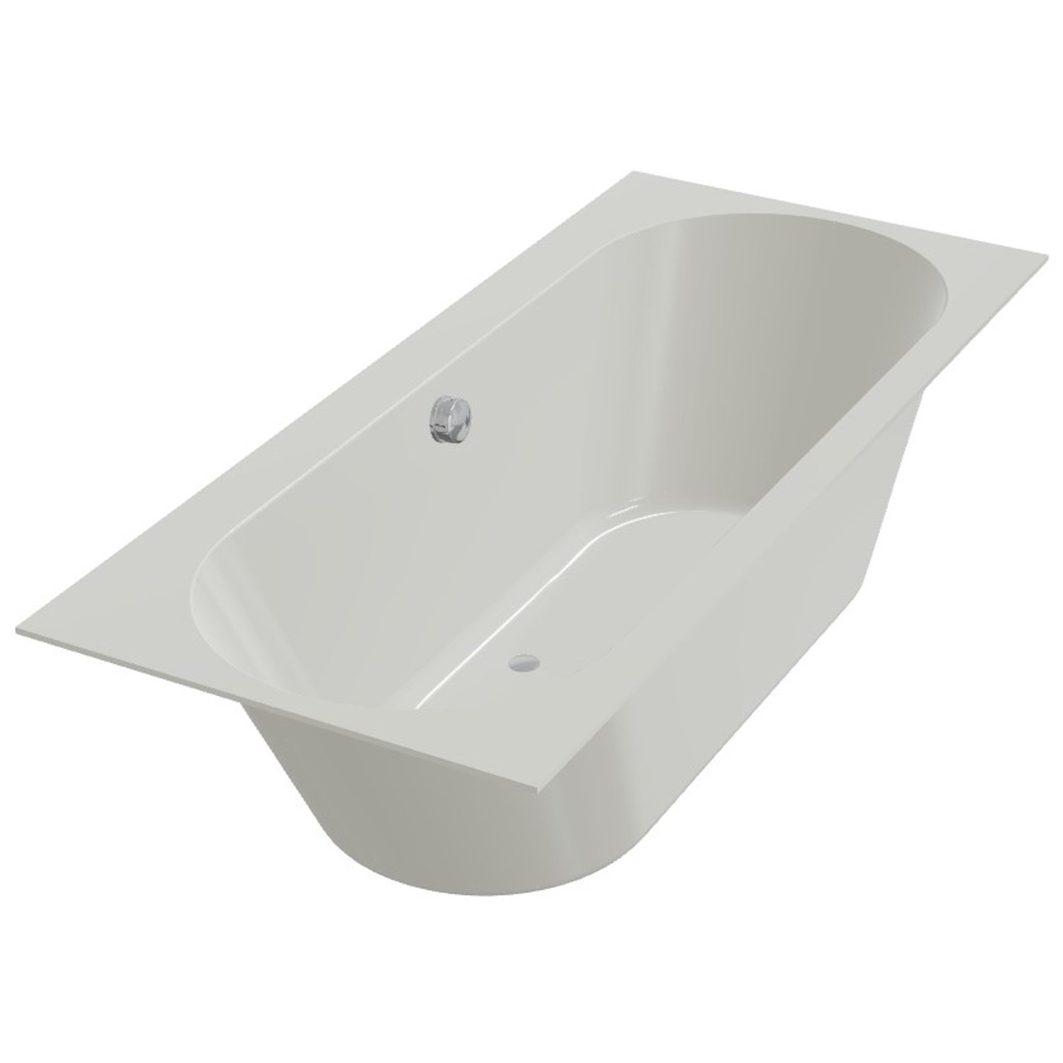 XenZ Ligbad Beterbad Madeira 160x75 cm Inclusief Badpoten Pergamon