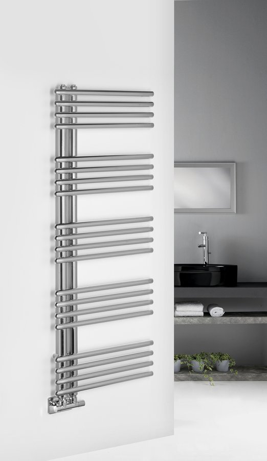 Sapho Nympha handdoekradiator 50x125cm 334W chroom