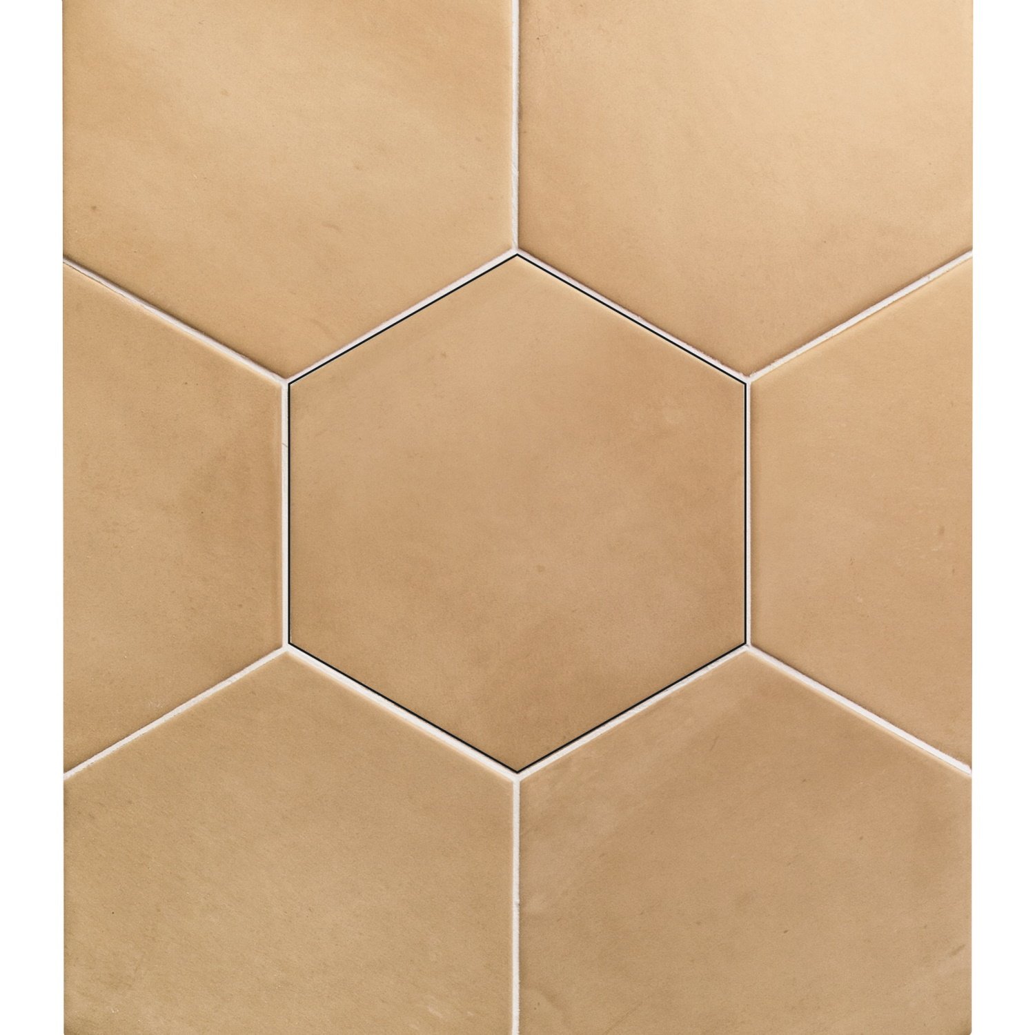 Stardos Wandtegel Clay Hexagon Straw 17.5x20.2 cm 