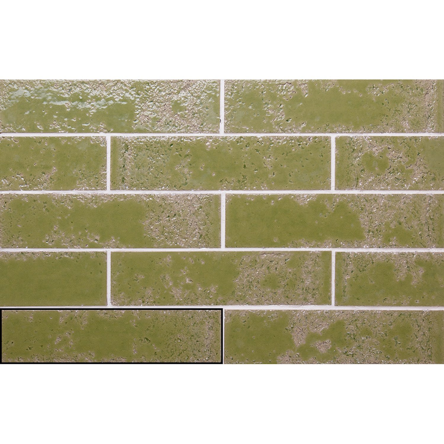 Stardos Wandtegel  Pukka 6,4x26 cm Moss Green 