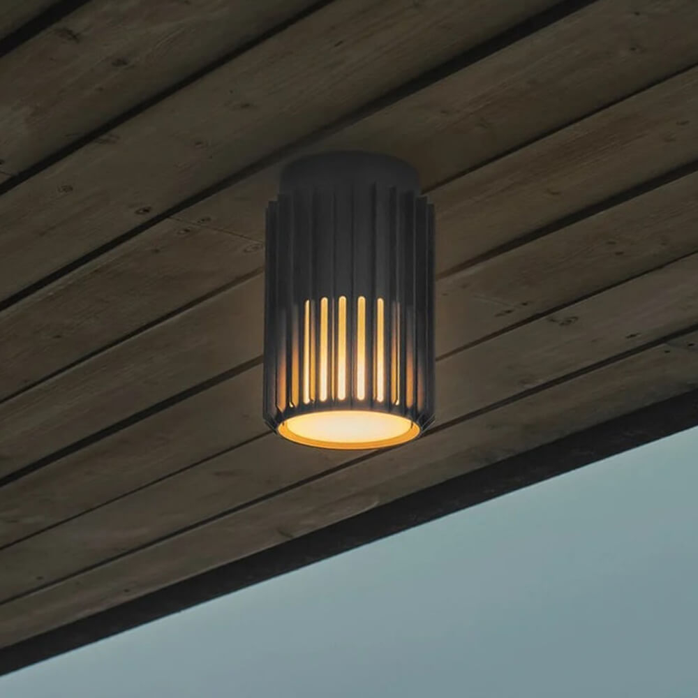 Nordlux Buiten plafondlamp Aludra IP54 - antraciet 2118006250