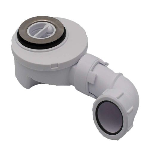 MCALPINE Afvoerput Douchebak Ø 50 Mm Horizontale Afvoer 40 Mm Met Verticale Adapter