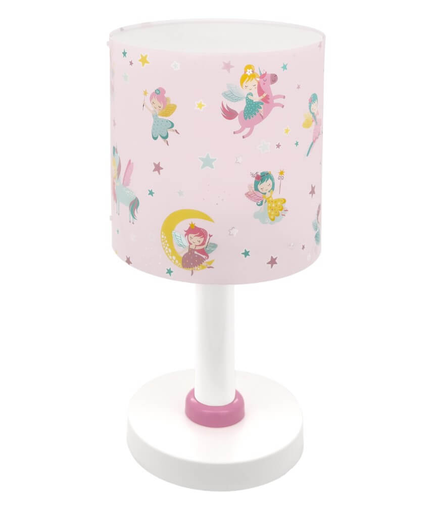 Dalber Tafellamp Fairy Dreams Ø 15cm - roze 42491