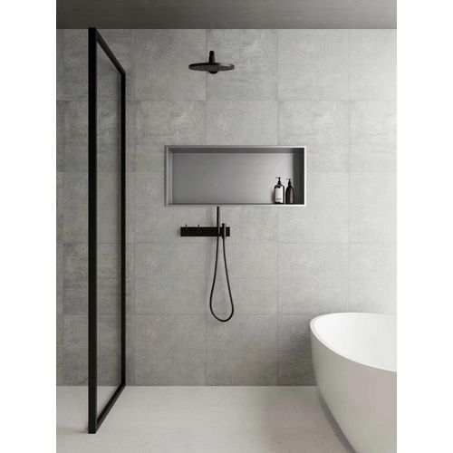 SaniSupreme Inbouwnis Badkamer Douche Rvs 30x60x10cm