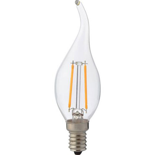 BES LED LED Lamp - Kaarslamp - Filament Flame - E14 Fitting - 2W - Natuurlijk Wit 4200K