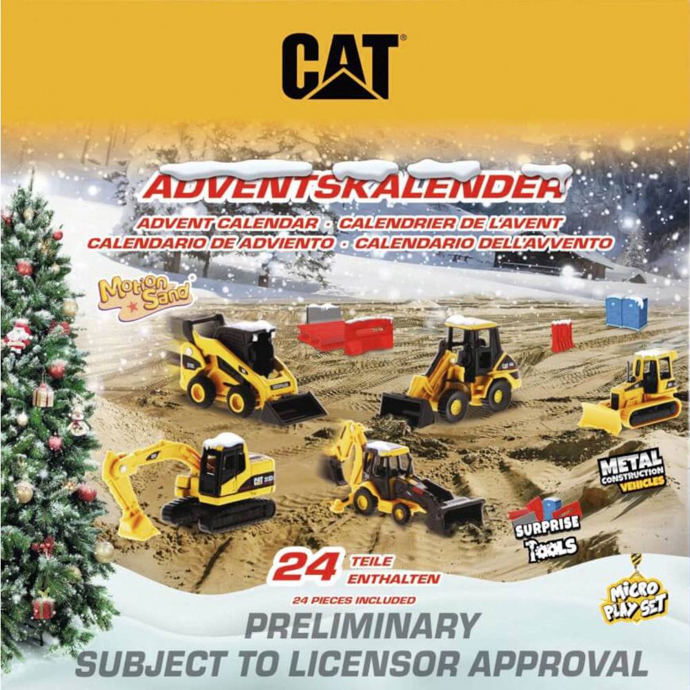 Carrera CAT Baustelle Adventskalender Speelgoed