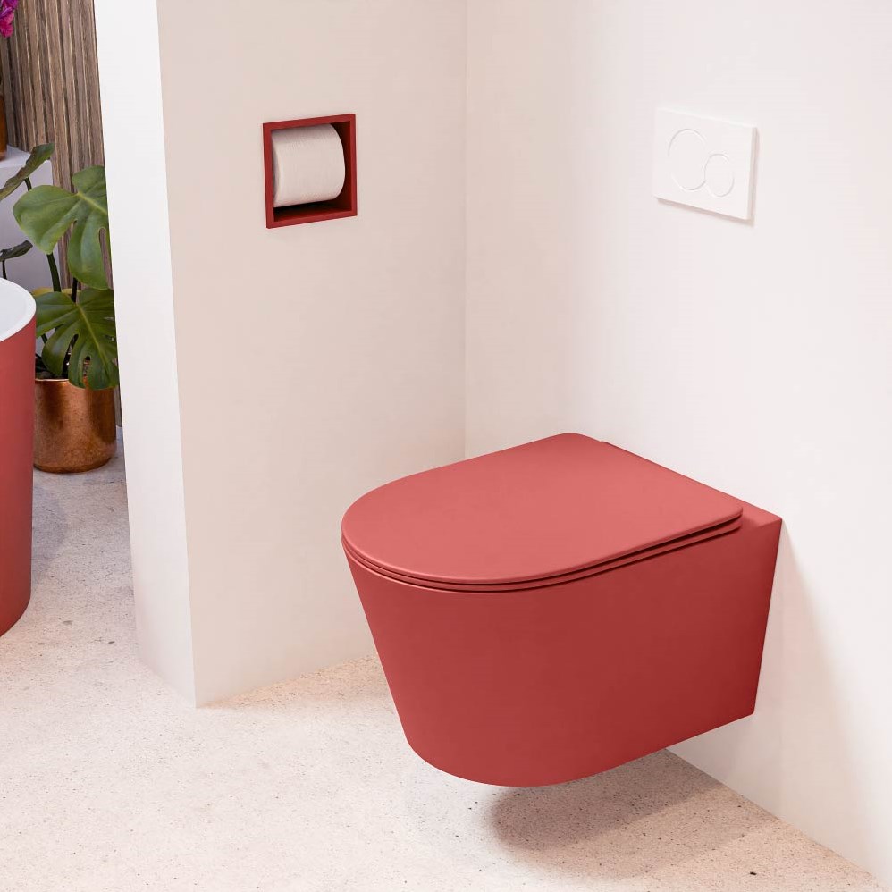 Mondiaz Lavie toiletpot randloos met softclose zitting fire