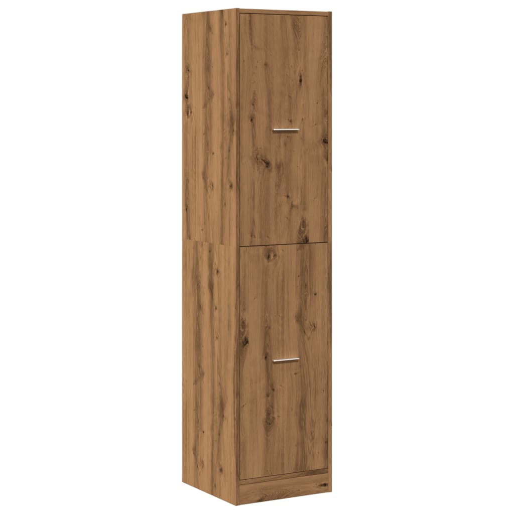 vidaXL Apothekerskast 40x41x174,5 cm bewerkt hout artisanaal eiken