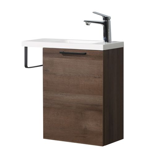 Badplaats Toiletmeubel Neves 55cm - Bruin Eiken