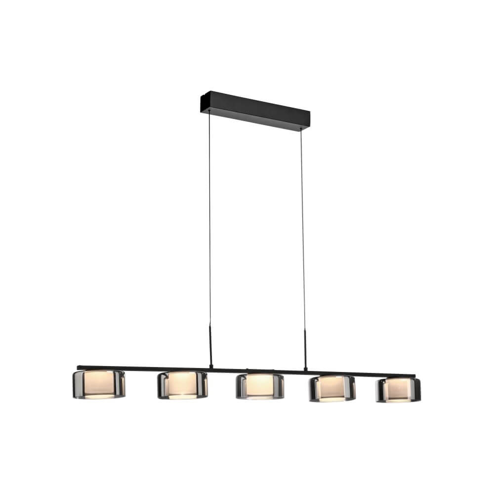 Paul Neuhaus LED-Hängelampe Rika, 119 cm, Glas, dimmbar