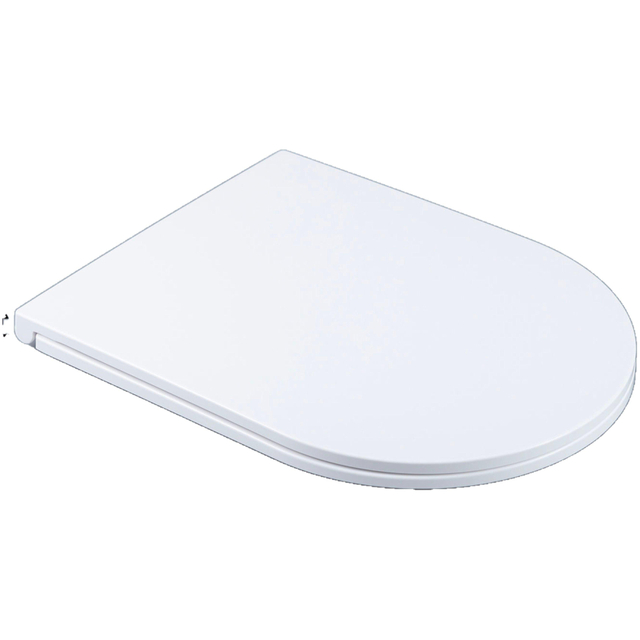 Saniclass Universo closetzitting - softclose - quickrelease - duroplast - 46x36cm - slim - mat wit E13/A15 UF seat Glossy_Matt White