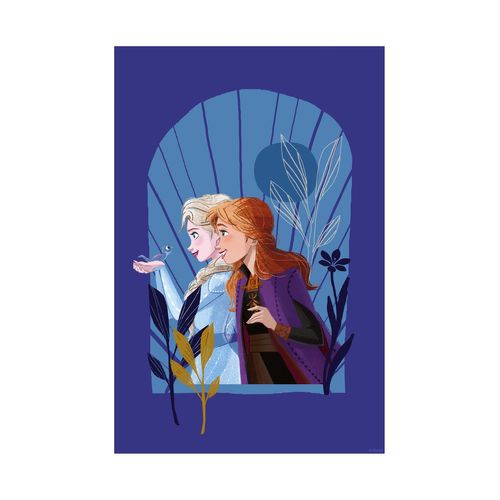 Disney Poster Frozen Spotlijster Paars - 30 Cm X 40 Cm - 612840