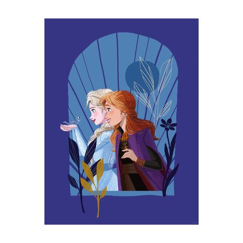 Disney Poster Frozen Spotlijster Paars - 40 Cm X 50 Cm - 612841