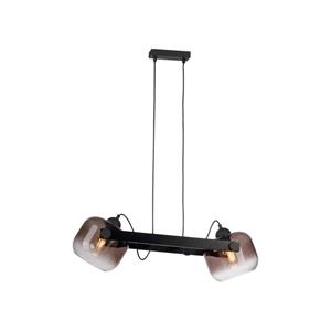 Just Light Hanglamp Cup 2.0 2-lichts smoke glas 15752-18