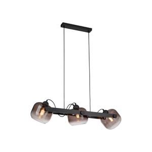 Just Light Hanglamp Cup 2.0 3-lichts smoke glas 15753-18