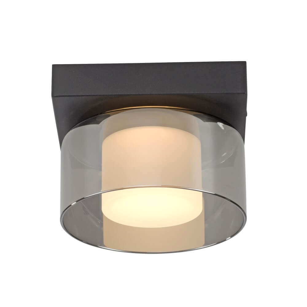 Paul Neuhaus LED-Deckenlampe Rika, Ø 15 cm, Glas, dimmbar