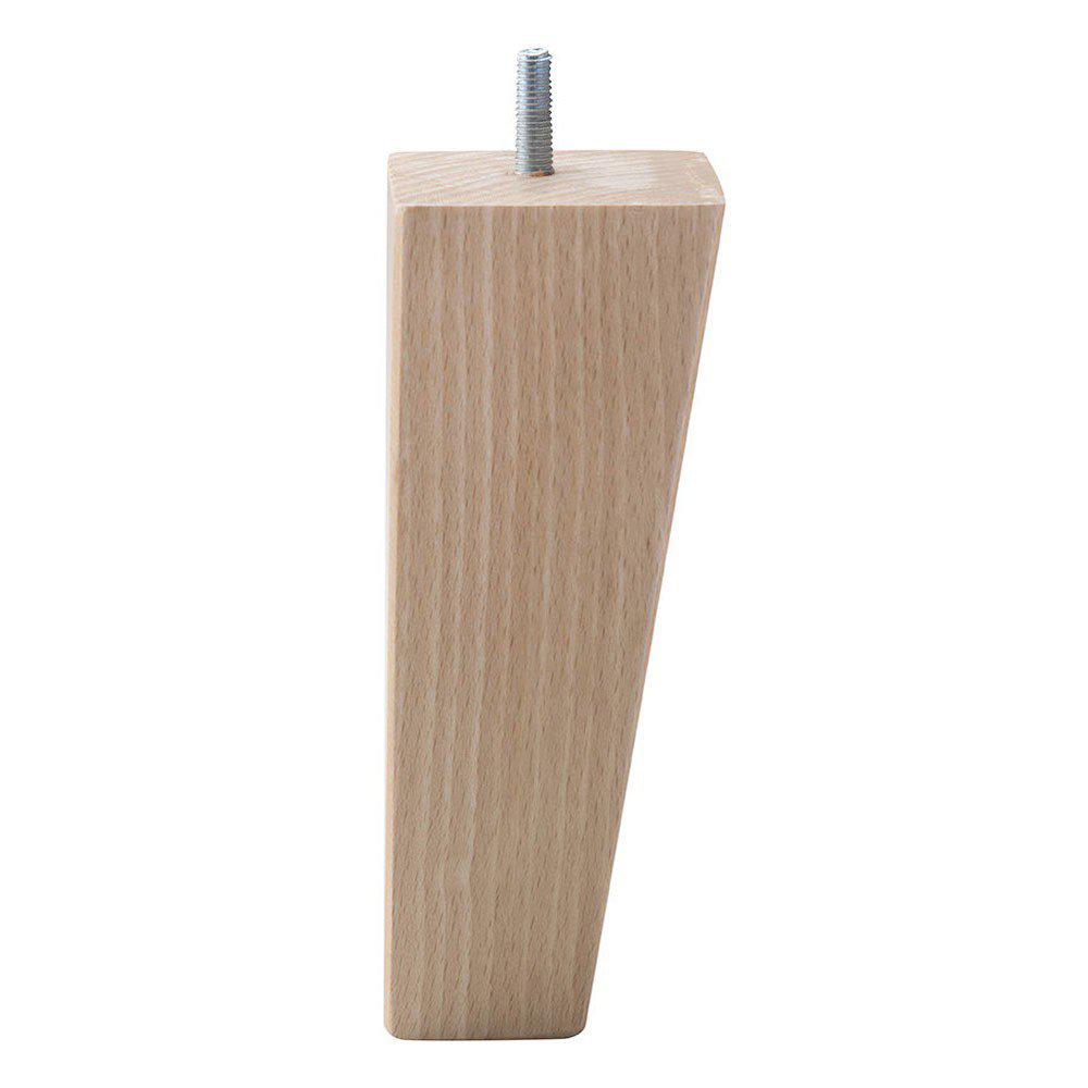 Furniture Legs Europe Meubelpoot vierkant 7,5 bij 7,5 cm en hoogte 20 cm van massief hout (M8)